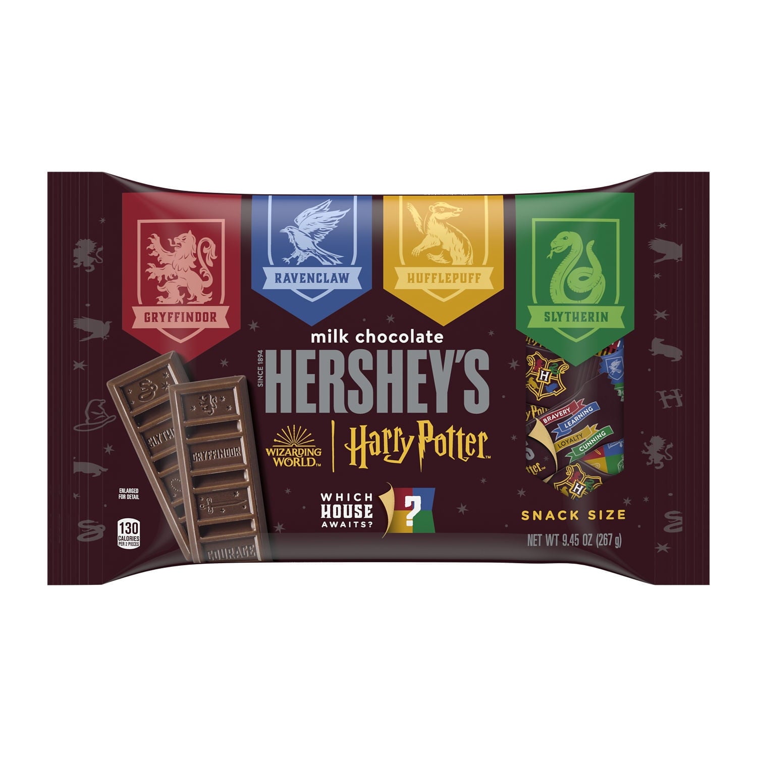 Hershey's Milk Chocolate Harry Potter™ Snack Size Halloween Candy, Bag 9.45 oz
