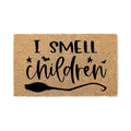 I Smell Children Door Mat | Witch Halloween Doormat | Welcome Mat | Hocus Pocus Halloween Decor | Home Doormat | Halloween