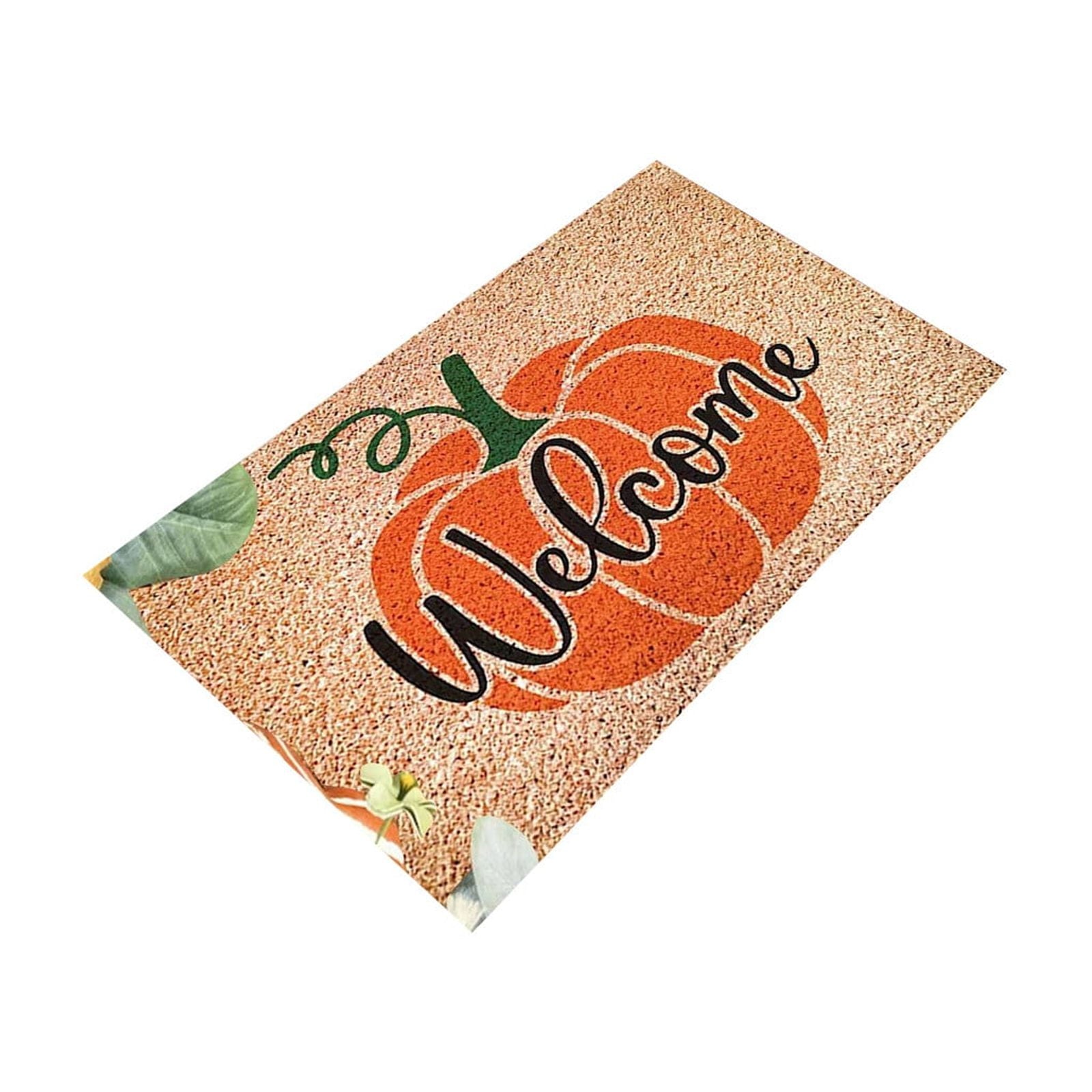 JOGZMZ Halloween Pumpkin Area Rug Bright Pumpkin Floor Mats Slip Resistants Earth Floor Mats For Front Door Bathroom Kitchen Room 19.67×31.49in