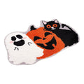 JoyMoreHome Halloween Pumpkin Ghost Welcome Door Mats 15.7x23.6 Inch Halloween Doormats Non-slip Entrance Floor Door Rug for Home Kitchen Front Door Halloween Decorations