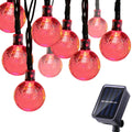 LINLIN Solar Crystal Ball String Lights,Waterproof LED Bubble Globe Solar Fairy Lights 8 Mode Ball String Lights for Bistro Garden Yard Home Party Wedding Christmas Decoration