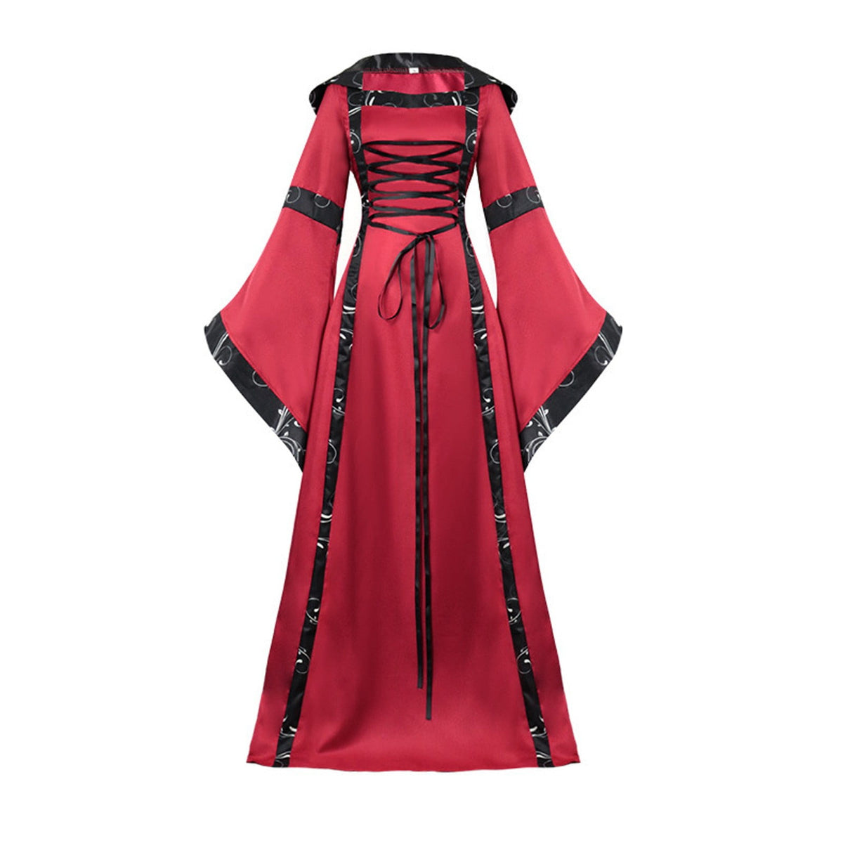 LYXSSBYX Womens Long Sleeve Dresses Clearance Renaissance Dress Medieval Costume Women Festival Costumes Midevil Gothic Gown