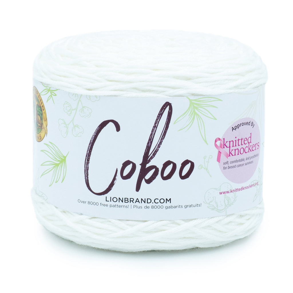 Lion Brand Coboo White Light DK Yarn