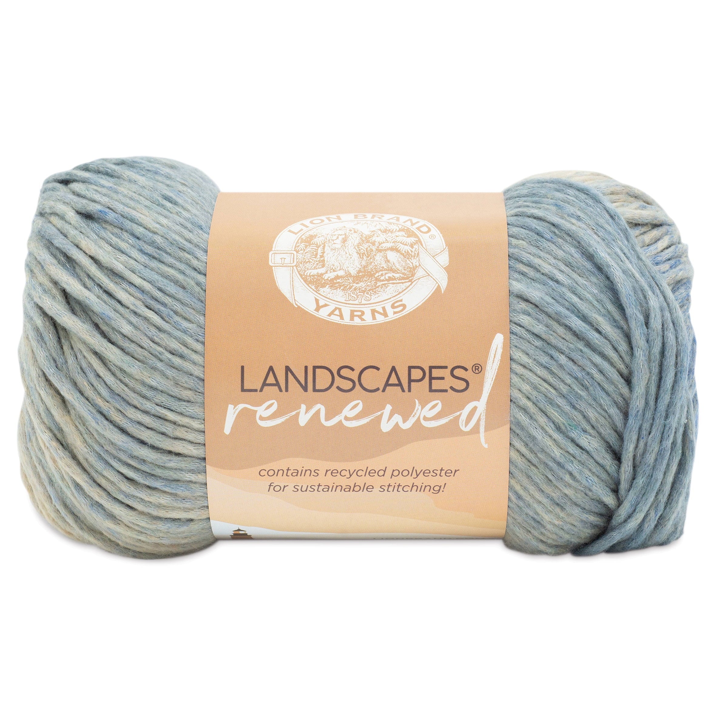 Lion Brand Landscapes Renewed Fiesta 542-213T Soft Recycled Yarn