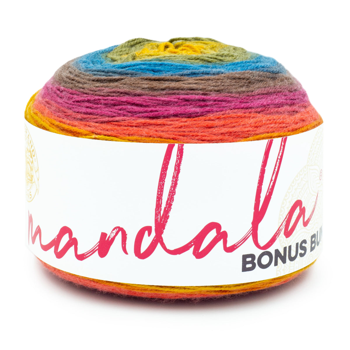 Lion Brand Yarn Mandala Bonus Bundle Meowth 125-249E Acrylic Light DK 1181yd 10.5oz Yarn