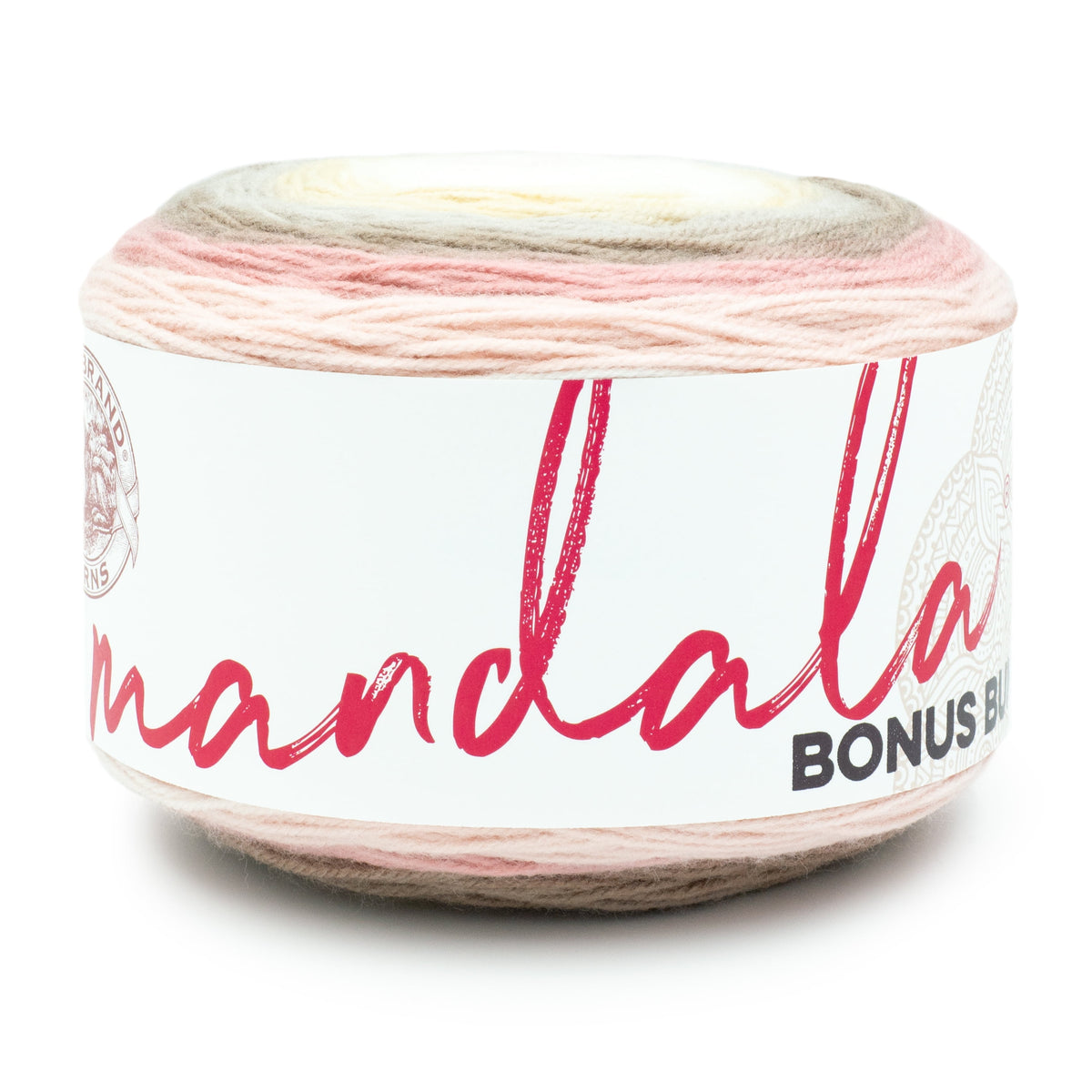 Lion Brand Yarn Mandala Bonus Bundle Meowth 125-249E Acrylic Light DK 1181yd 10.5oz Yarn