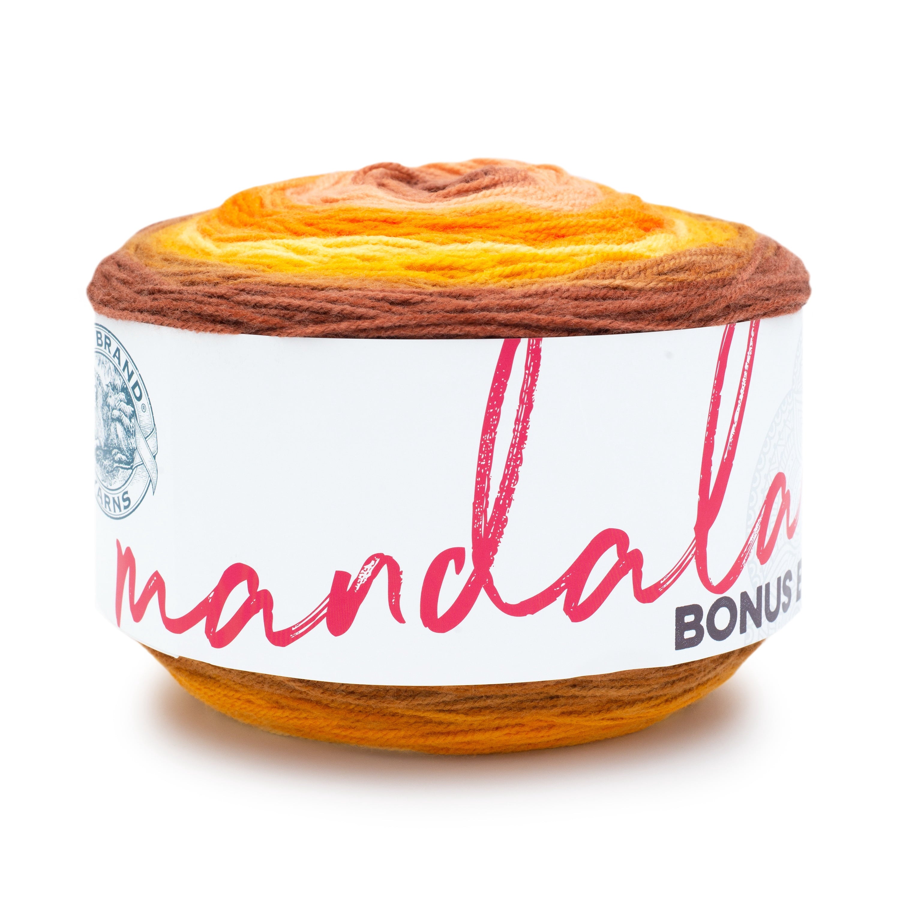 Lion Brand Yarn Mandala Bonus Bundle Meowth 125-249E Acrylic Light DK 1181yd 10.5oz Yarn