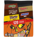 M&M's, Snickers, Twix & Milky Way Chocolate Halloween Candy Variety Pack - 120 Ct Bulk Bag