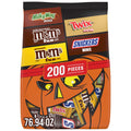M&M's, Snickers, Twix & Milky Way Chocolate Halloween Candy Variety Pack - 200 Ct Bulk Bag