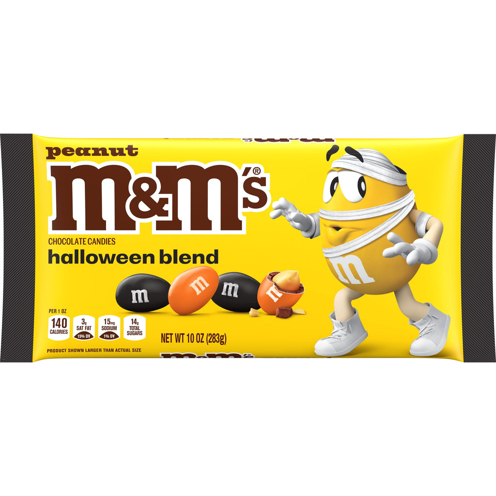 M&M'S Peanut Milk Chocolate Halloween Mix Halloween Chocolate Candy - 10 oz