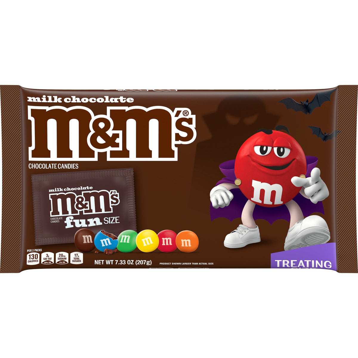M&M's Fun Size Milk Chocolate Halloween Candy - 7.33 oz