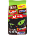 M&M's, Skittles & More Fun Size Halloween Candy Variety pack, 65 Ct Bulk Bag