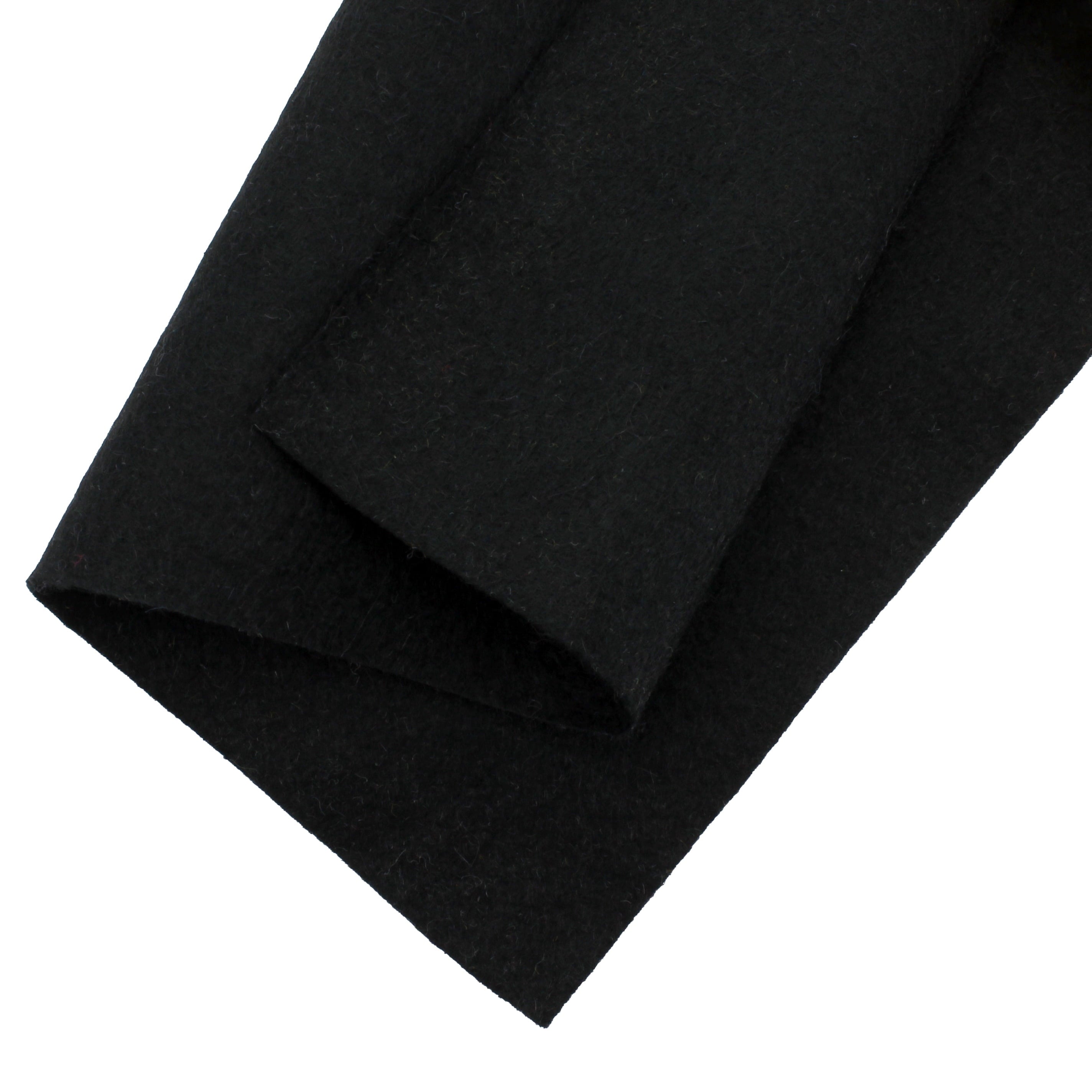 Merino Wool Blend Felt Crafting Sheet -Black