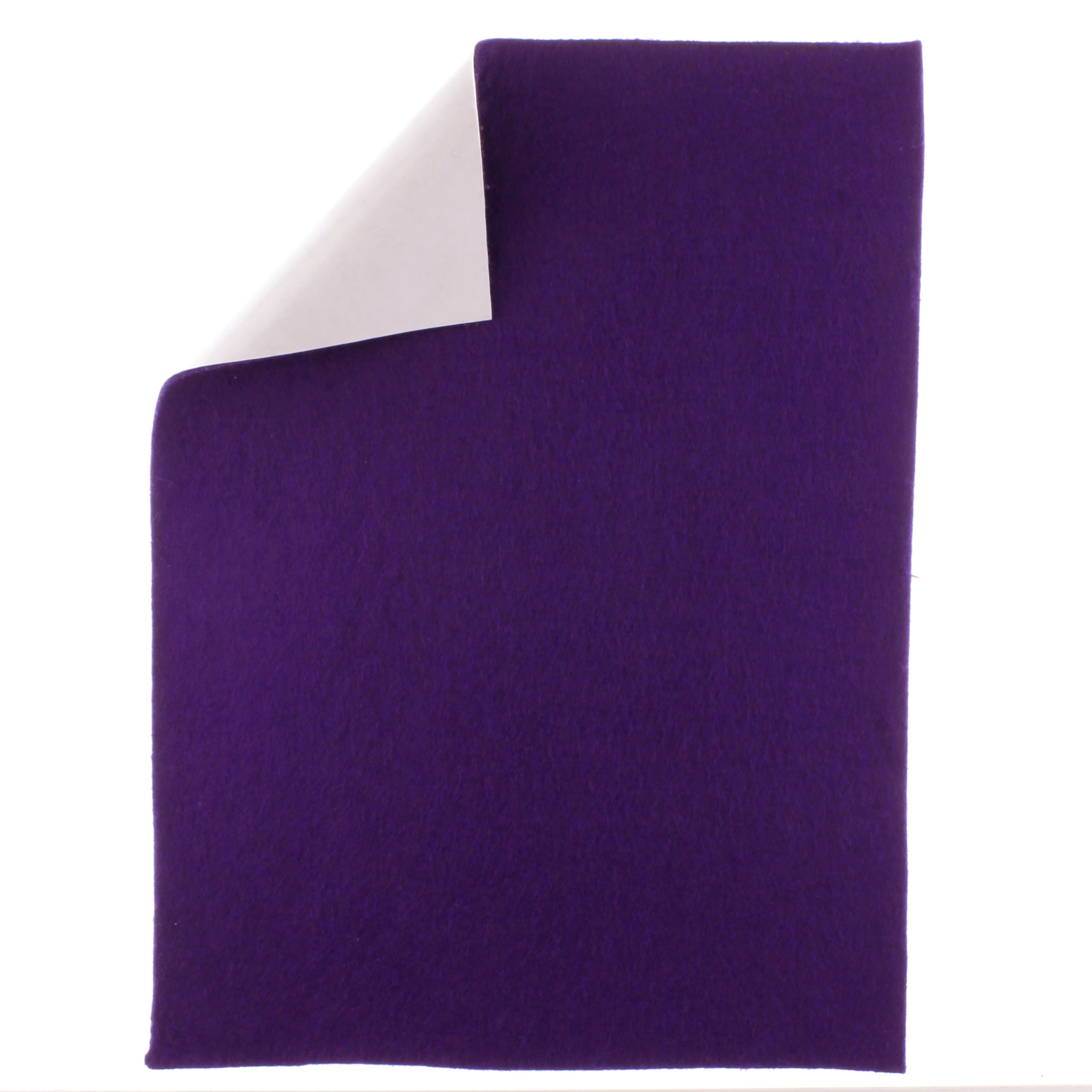 Merino Wool Blend Felt Crafting Sheets Adhesive Backed - Brown
