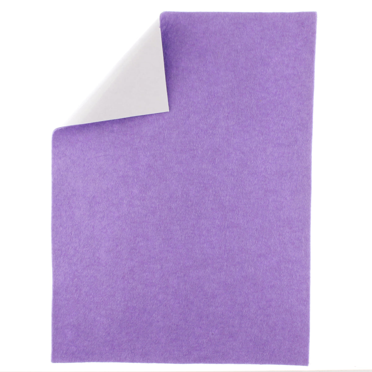 Merino Wool Blend Felt Crafting Sheets Adhesive Backed - Brown