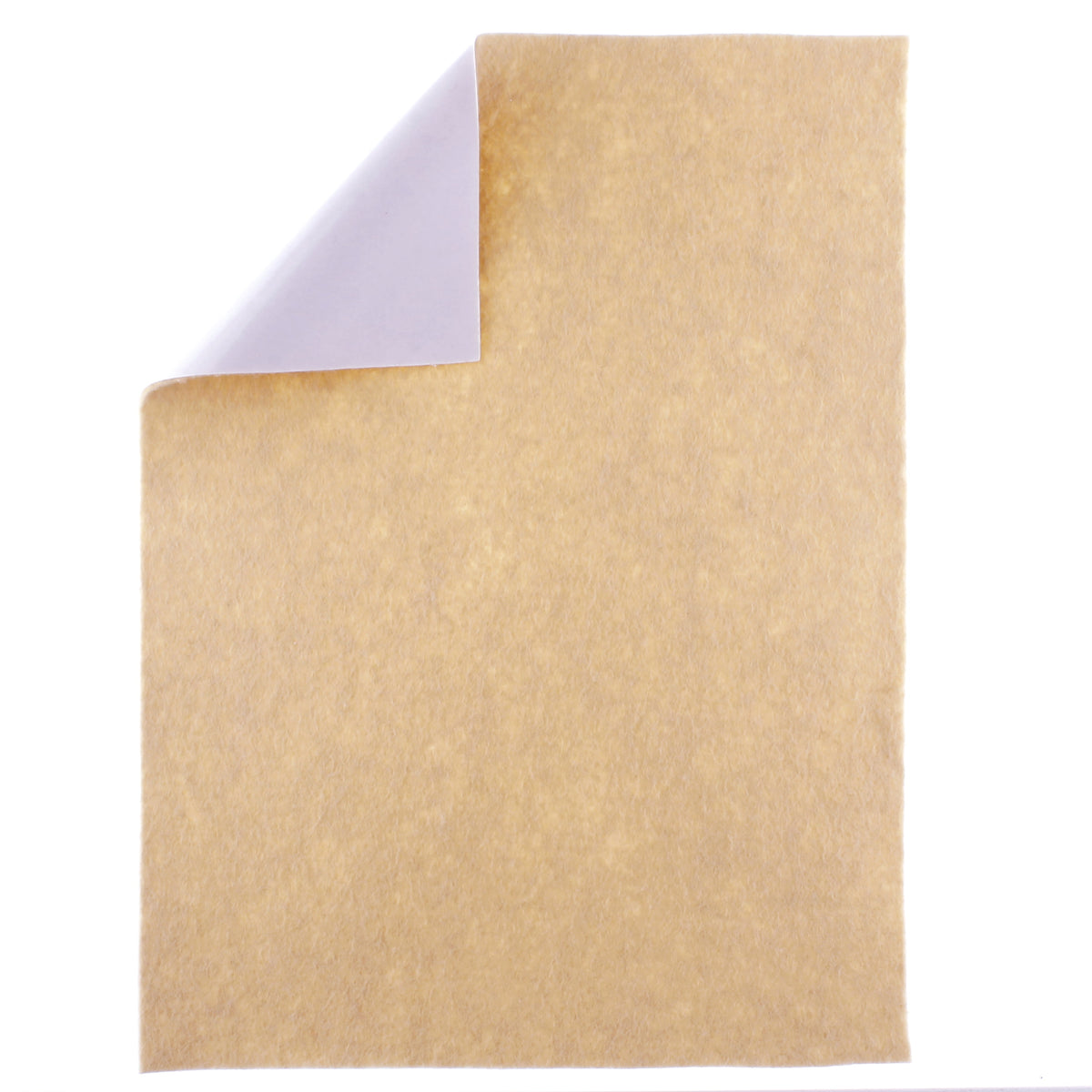 Merino Wool Blend Felt Crafting Sheets Adhesive Backed - Brown