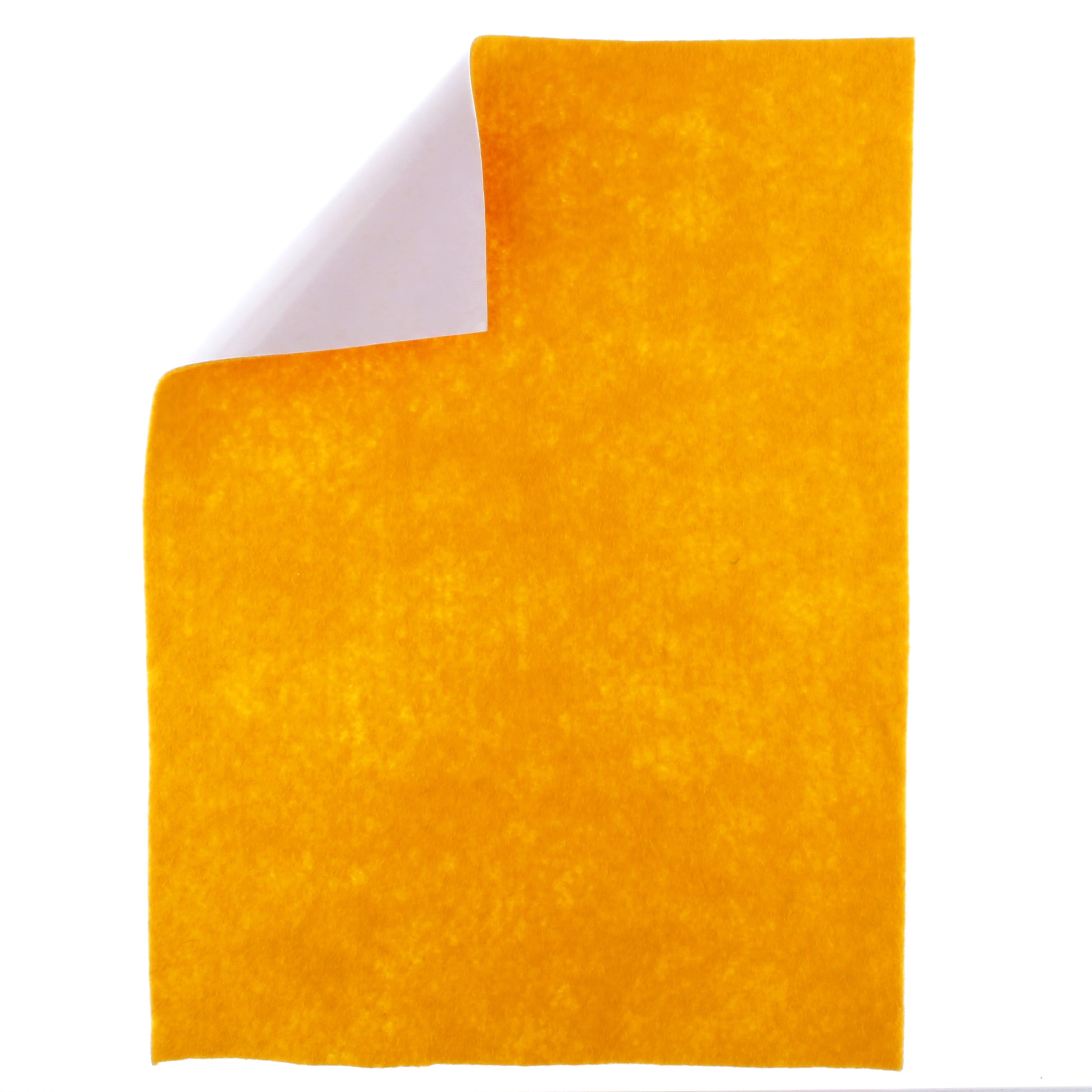 Merino Wool Blend Felt Crafting Sheets Adhesive Backed - Brown