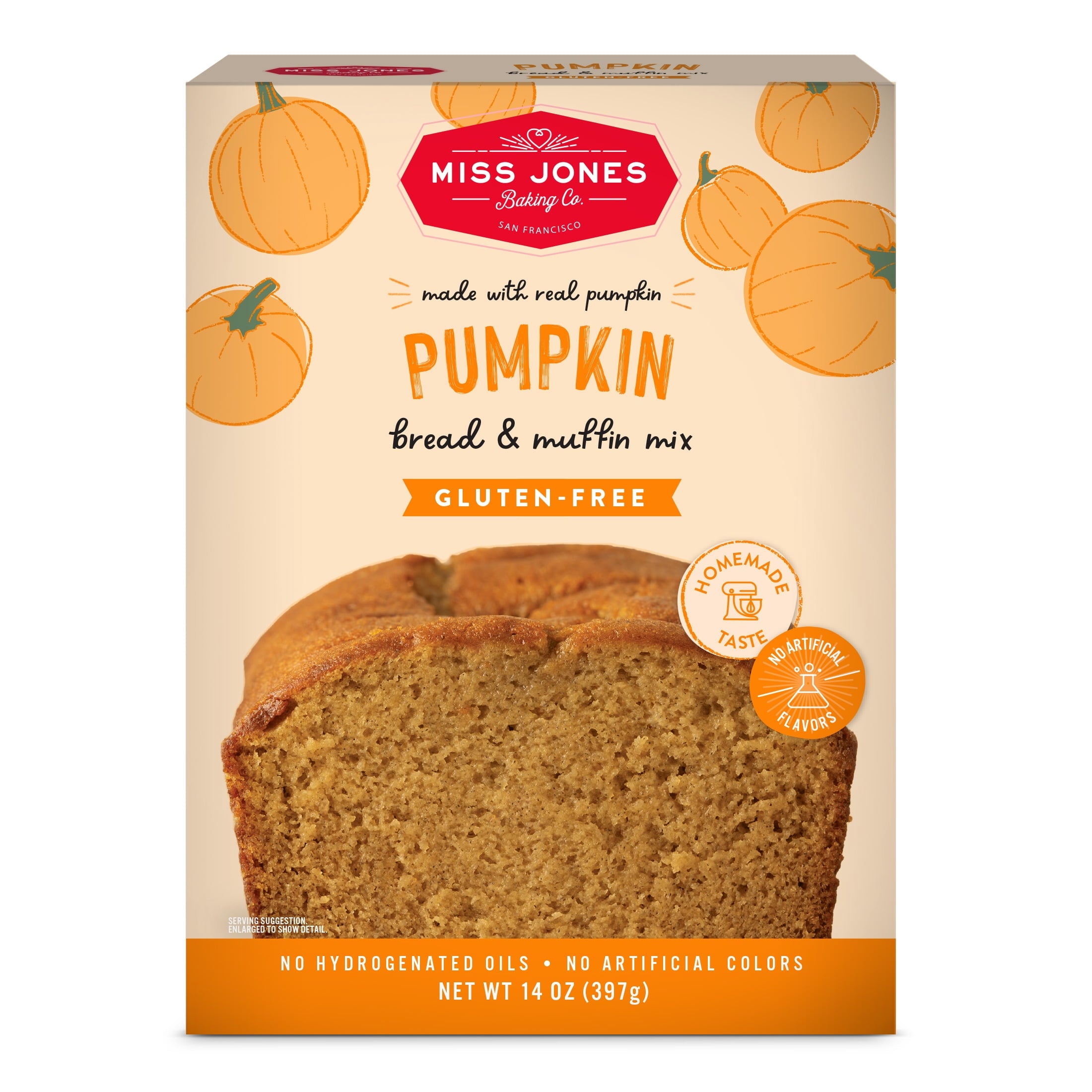 Miss Jones Baking Co. Gluten Free Pumpkin Bread Mix 14oz