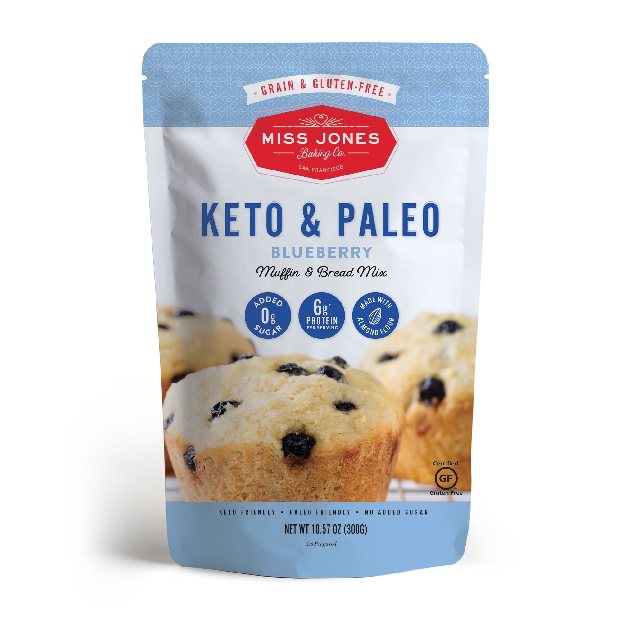 Miss Jones Baking Co. Keto & Paleo Not Cornbread Bread & Muffin Mix, Gluten Free, 7.4 Oz