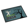 Monster Mash with Mummy Halloween Doormat 18x27