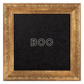 My Texas House Halloween Boo Gold Framed Art Print 12x12 Antique Paper