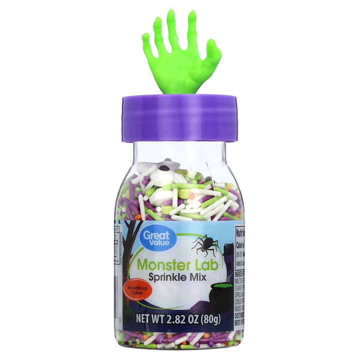 Great Value Monster Lab Decorating Sprinkle Mix, 2.82 oz