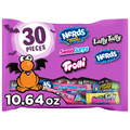 Nerds Core Winners Halloween Trick-or-Treat Variety Bag, NERDS Gummy Clusters, SweeTARTS, Trolli, Laffy Taffy, and NERDS Original, 30 Pieces, 10.64 Ounces