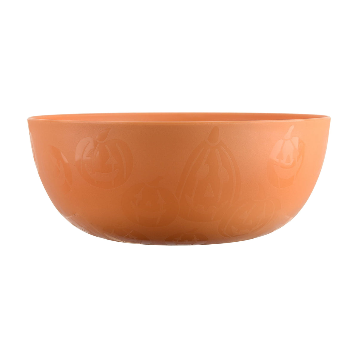 Mainstays 38 Ounce Round Plastic Etched Bats Bowl, Black