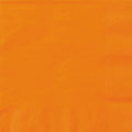 24 Count 6.5IN x 6.5IN Orange Disposable Paper Napkins by Way To Celebrate