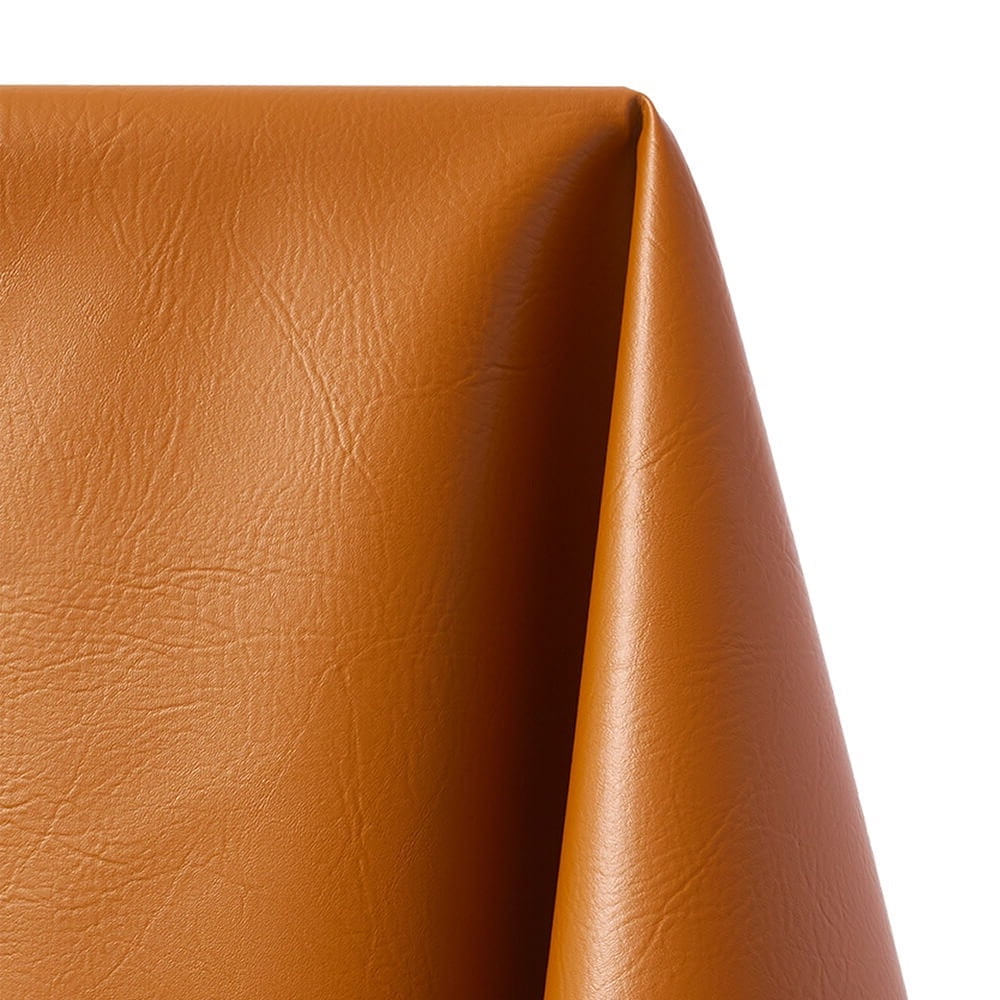 Ottertex 54" Vinyl 100% Polyester Faux Leather Craft Fabric By the Yard, Black