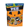 PEZ Halloween Party Bag, 12 Individually Wrapped Mini Candy Dispensers, Each With 1 Candy Refill