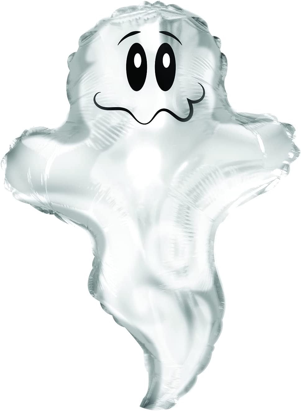 PMU Halloween Flying Ghost 24 Inch Mylar-Foil Balloon (10/pkg) Pkg/1