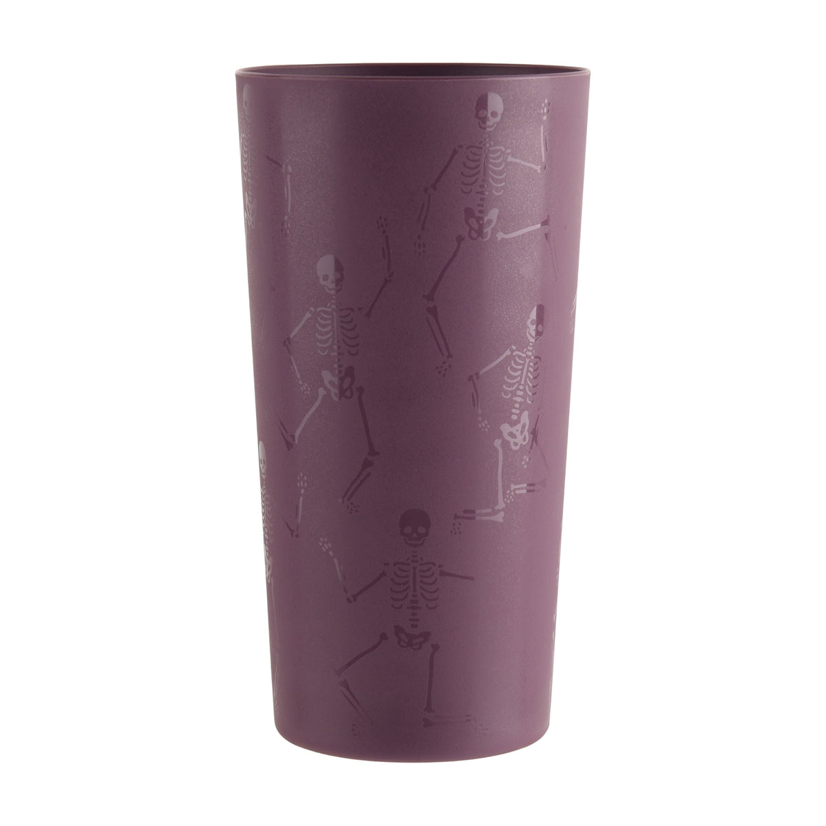 Mainstays 26 Ounce Round Plastic Etched Bat Tumbler, Black