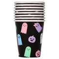 Cute Ghosts Disposable Paper Cups, Multicolor, 9 oz, 8 Count, Halloween by Way To Celebrate