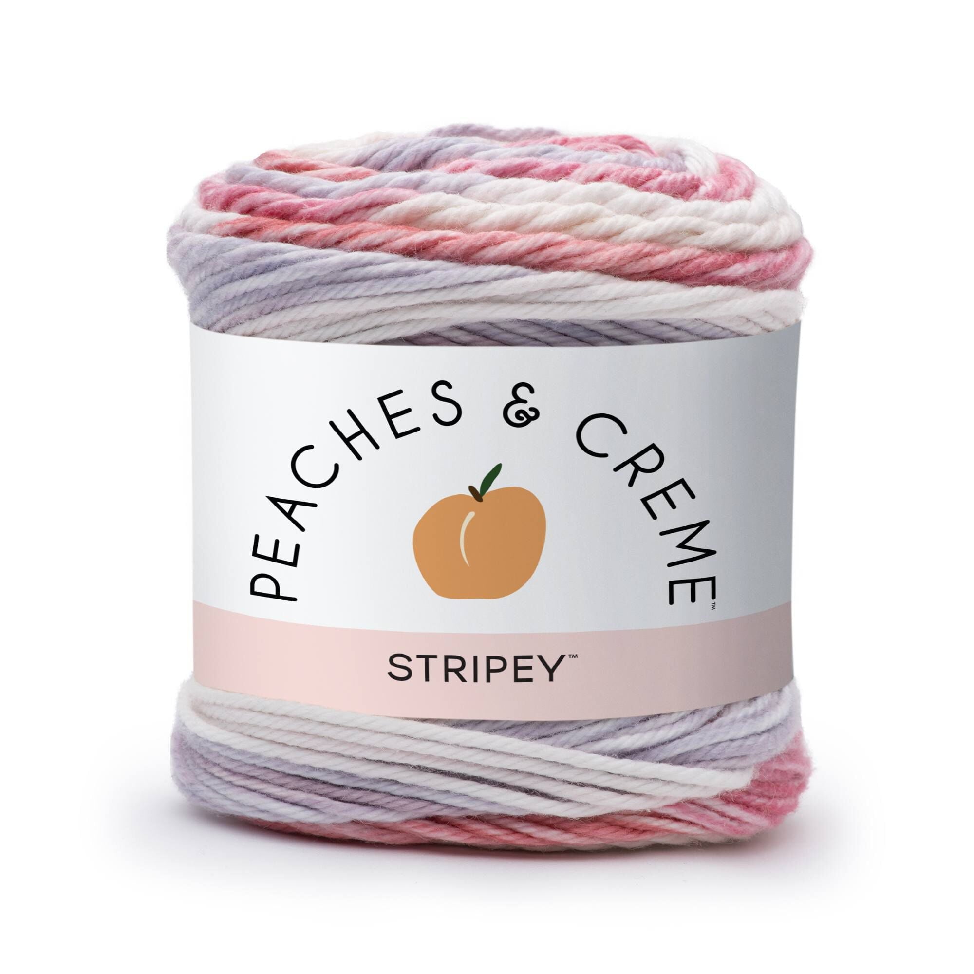 Peaches & Creme Ombre 4 Medium Cotton Yarn, Fleur De Lavandra 2oz/56.7g, 95 Yards