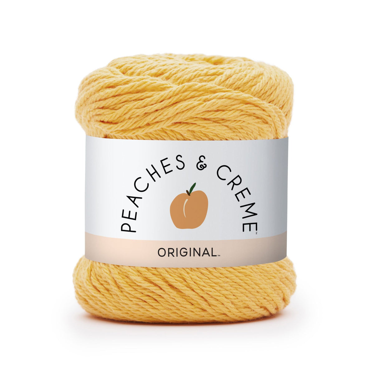 (3 pack) Peaches & Creme Solid 4 Medium Cotton Yarn, Ecru 2.5oz/70.9g, 120 Yards