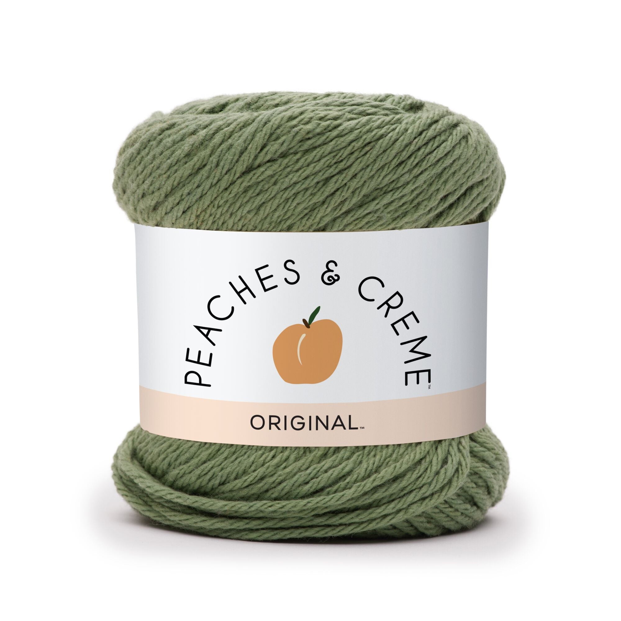 (3 pack) Peaches & Creme Solid 4 Medium Cotton Yarn, Ecru 2.5oz/70.9g, 120 Yards