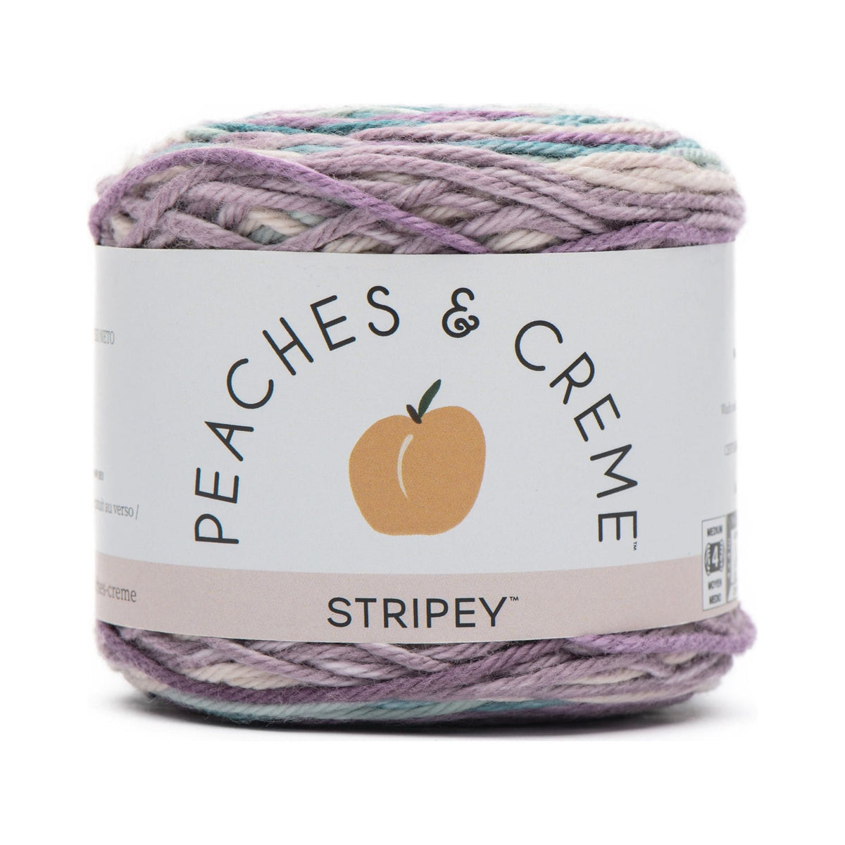 Peaches & Creme Ombre 4 Medium Cotton Yarn, Fleur De Lavandra 2oz/56.7g, 95 Yards