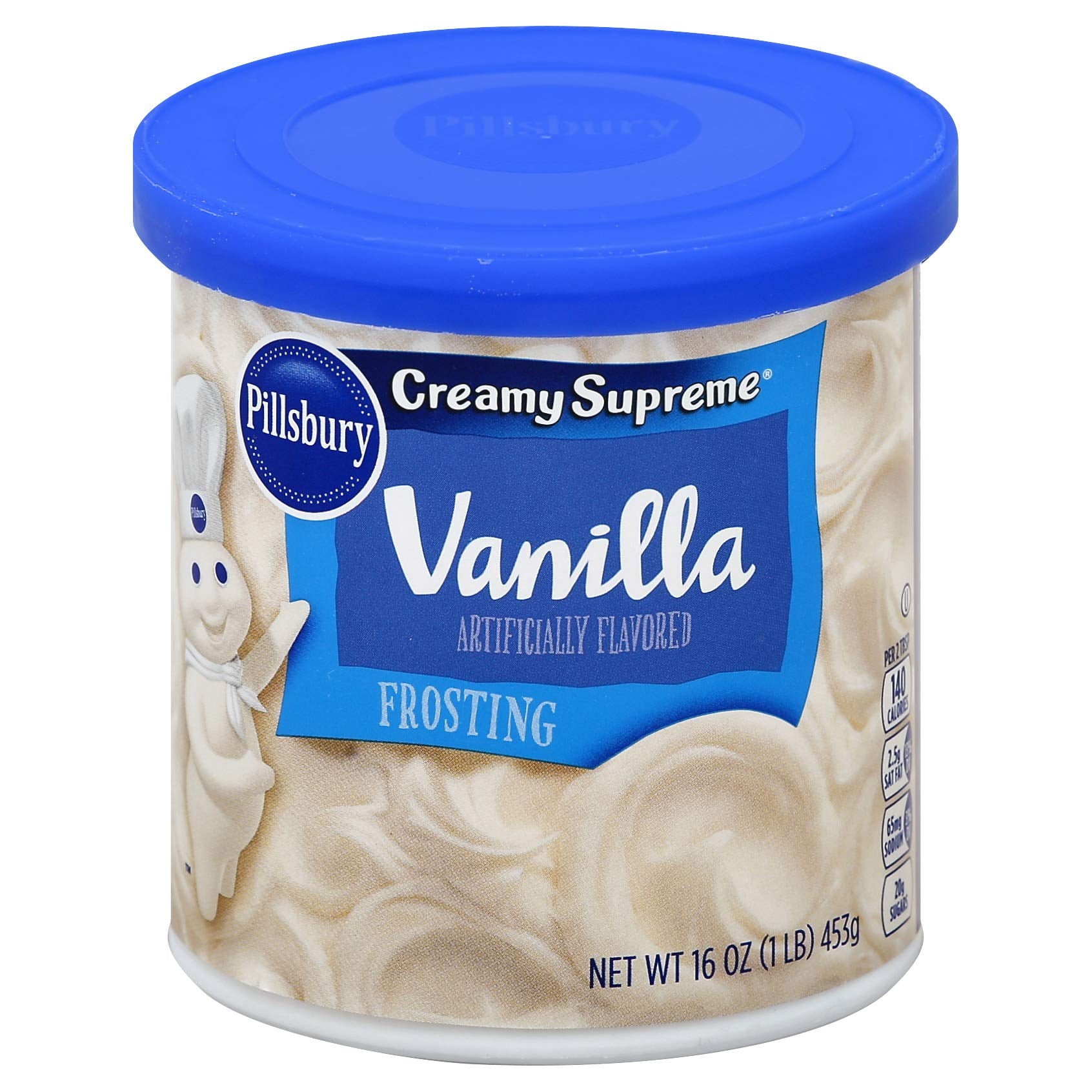 Pillsbury Creamy Supreme Vanilla Frosting, 16 oz Tub
