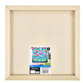 Plaid Wood Surface, Square Wood Panel, 1 Piece, 12" x 12"