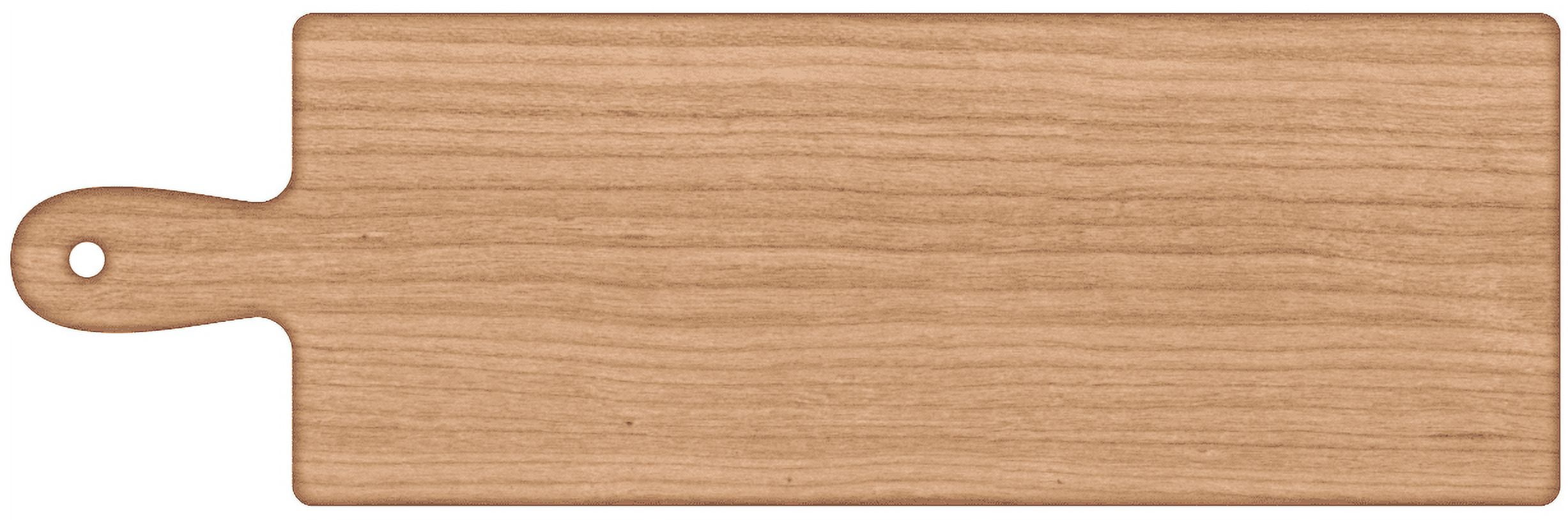 Plaid Wood Surfaces Pine Charcuterie Board, 18" x 7"