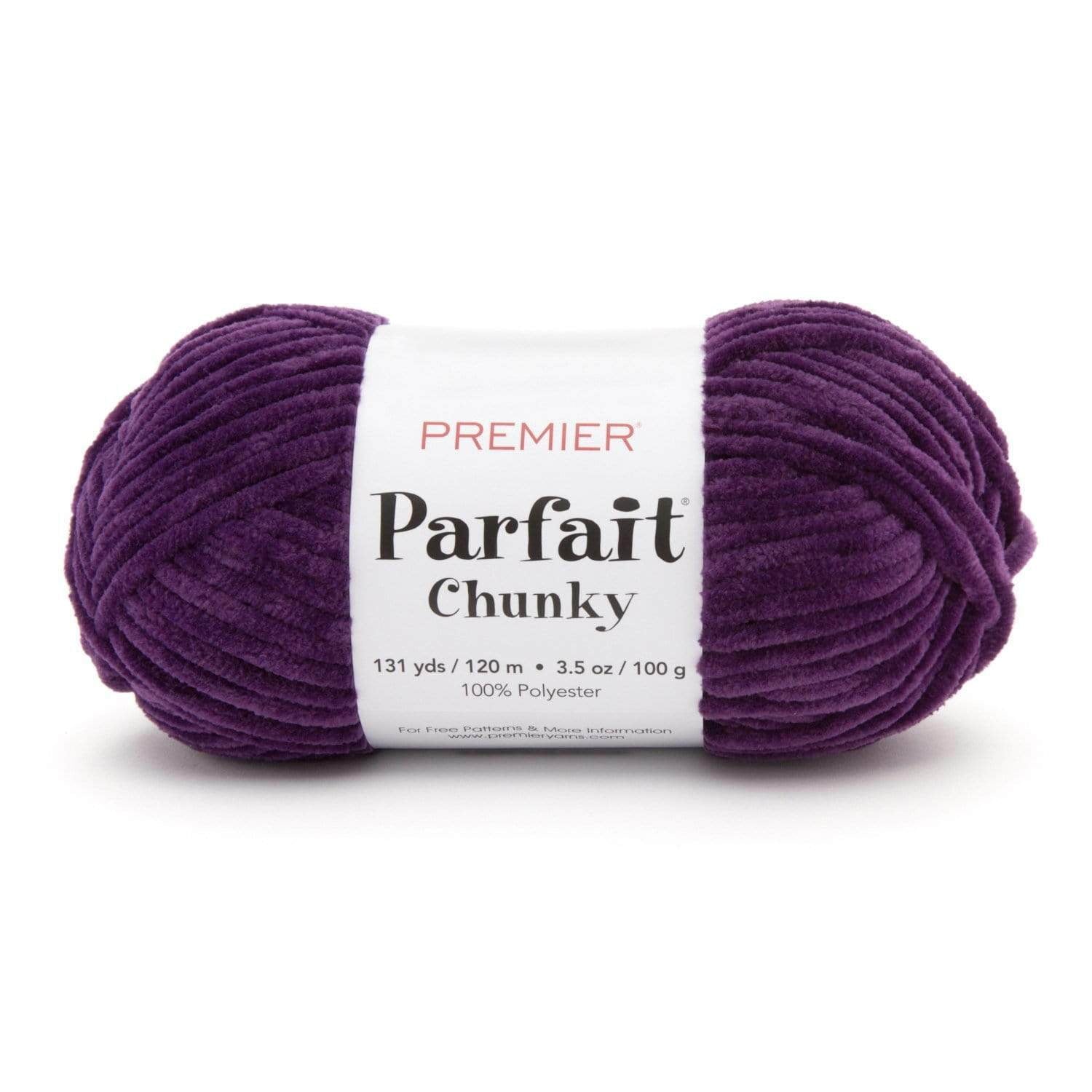 Premier Yarns - Parfait Chunky - 3.5oz 131yds - Super Bulky 6 Weight - Polyester Chenille
