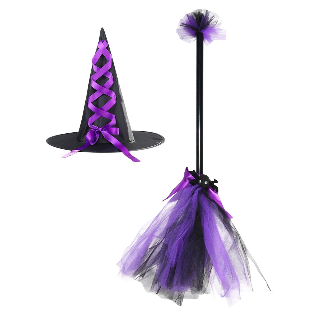 Gold Halloween Mini Cauldron Candy Holder Set, Witch Decor Tiered Tray Tabletop Decoration 8pcs