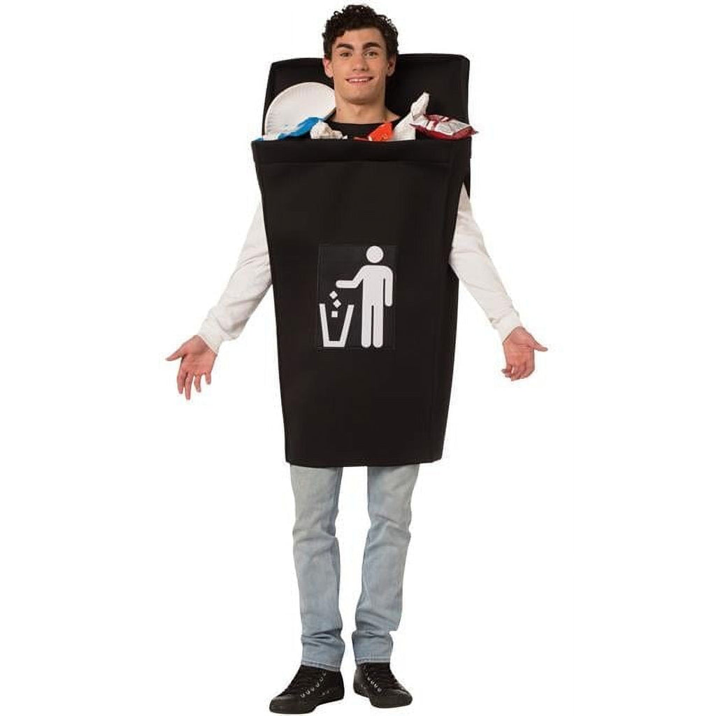 Rasta Imposta Trash Can Men's Halloween Fancy-Dress Costume for Adult, One Size