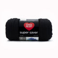 Red Heart Super Saver 4 Medium Acrylic Yarn Black 7oz 198g 364 Yards