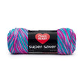 Red Heart® Super Saver® 4 Medium Acrylic Yarn, Bonbon Print 5oz/142g, 236 Yards