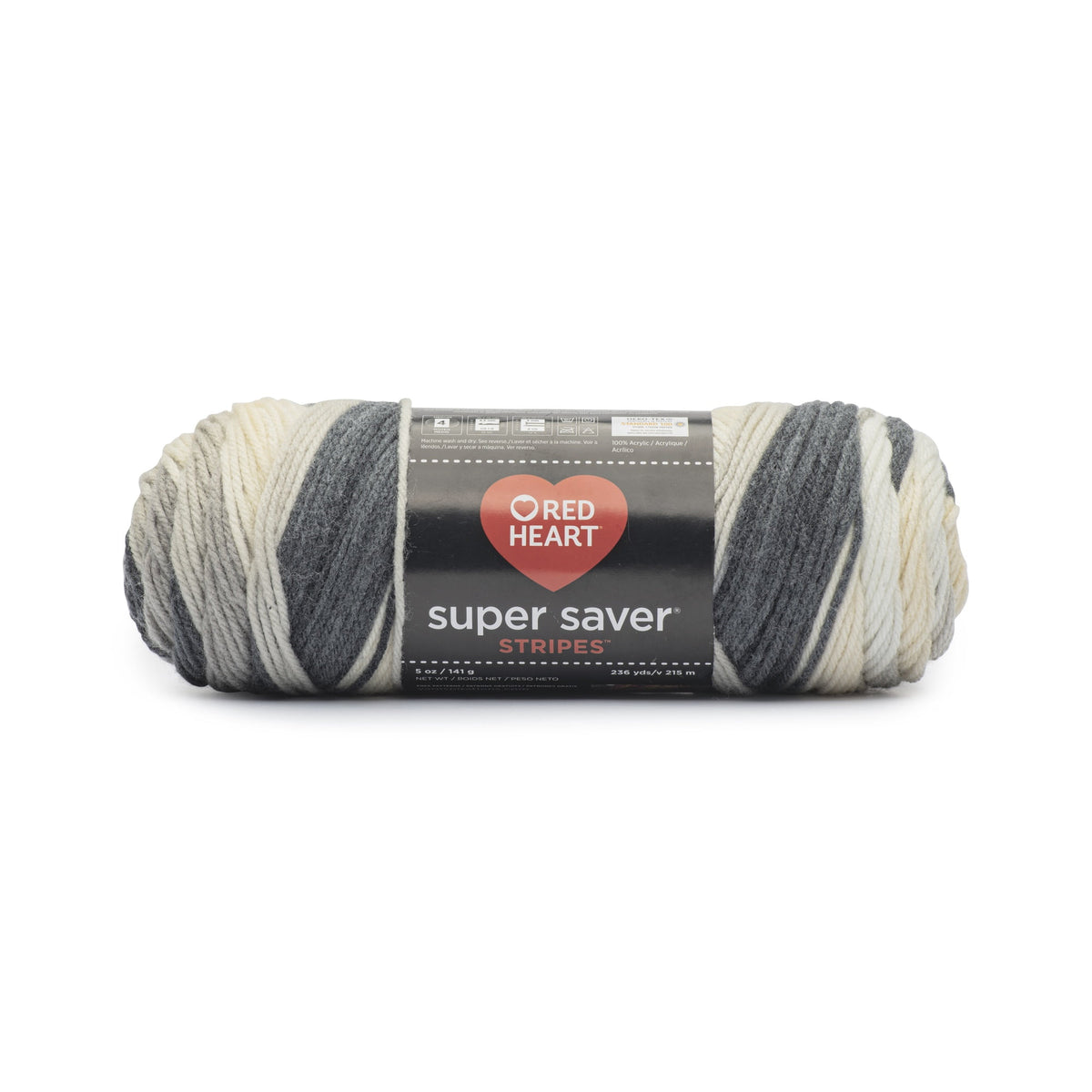 Red Heart® Super Saver® 4 Medium Acrylic Yarn, Bonbon Print 5oz/142g, 236 Yards