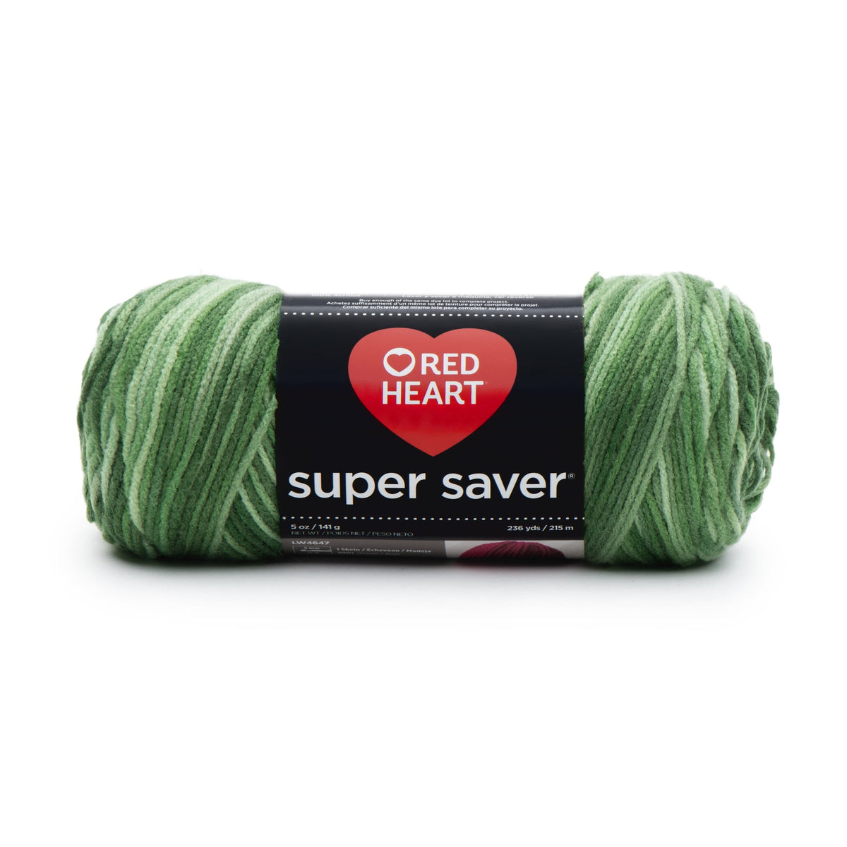 Red Heart® Super Saver® 4 Medium Acrylic Yarn, Bonbon Print 5oz/142g, 236 Yards