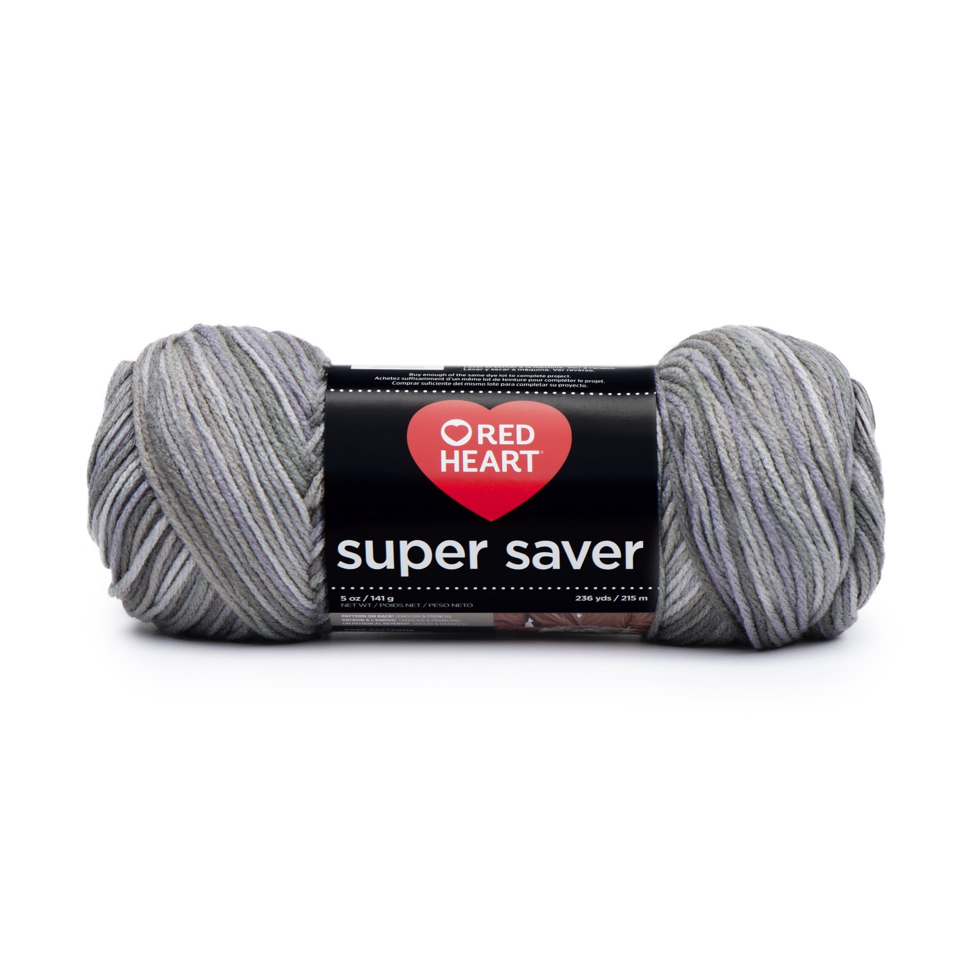 Red Heart® Super Saver® 4 Medium Acrylic Yarn, Bonbon Print 5oz/142g, 236 Yards