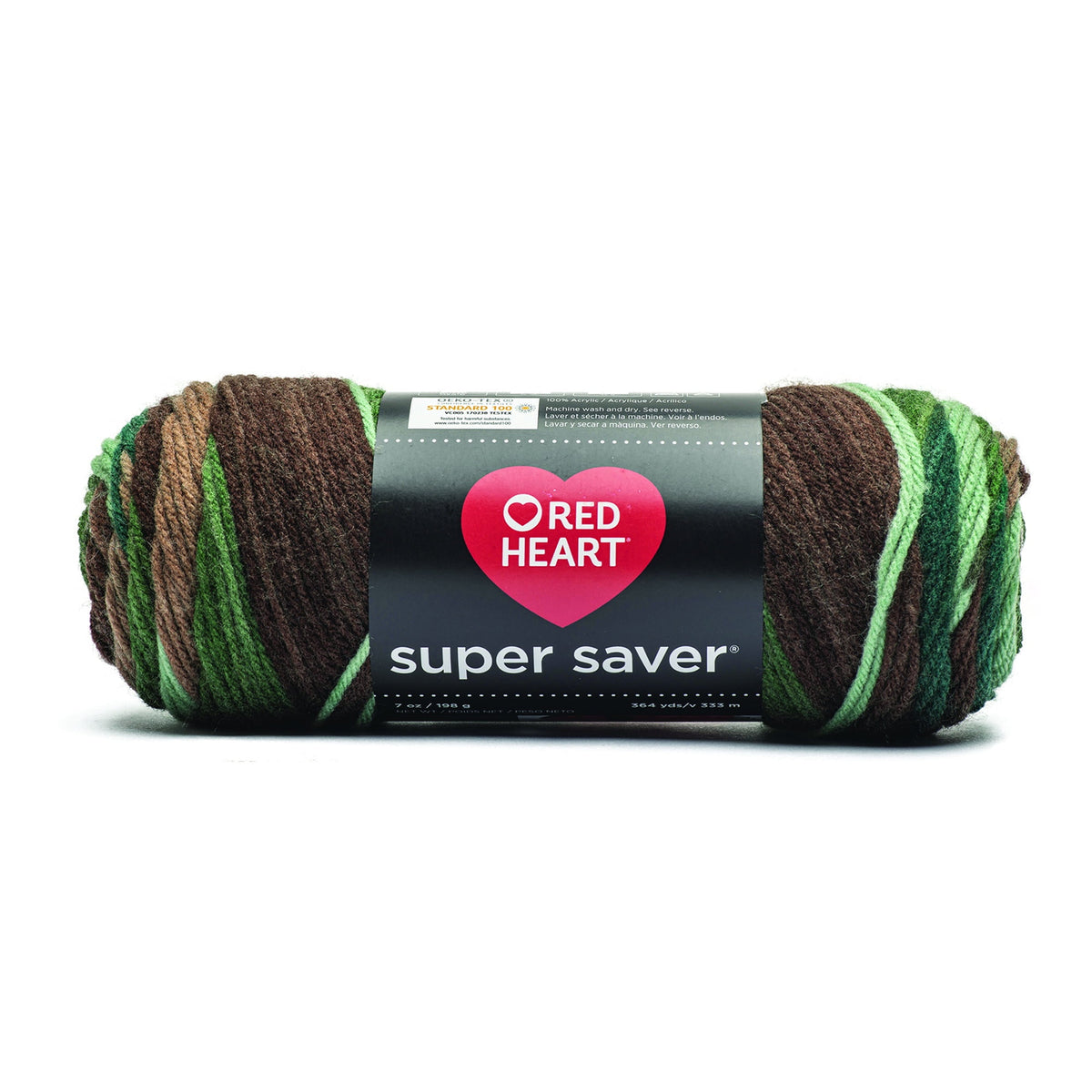 Red Heart® Super Saver® 4 Medium Acrylic Yarn, Bonbon Print 5oz/142g, 236 Yards